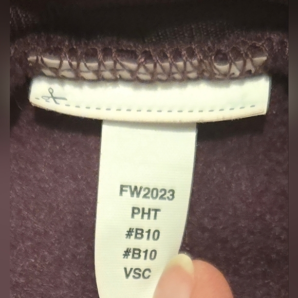 NWOT Kirkland Full-Zip Athletic Jacket in Deep Purple - Picture 7 of 10